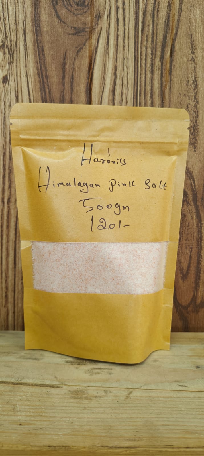 Natural Himalayan Pink Salt - 500gms (Pack of 1) by Haronics