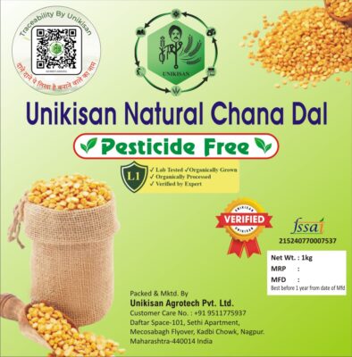 Unikisan Natural Chana Dal L1 1Kg
